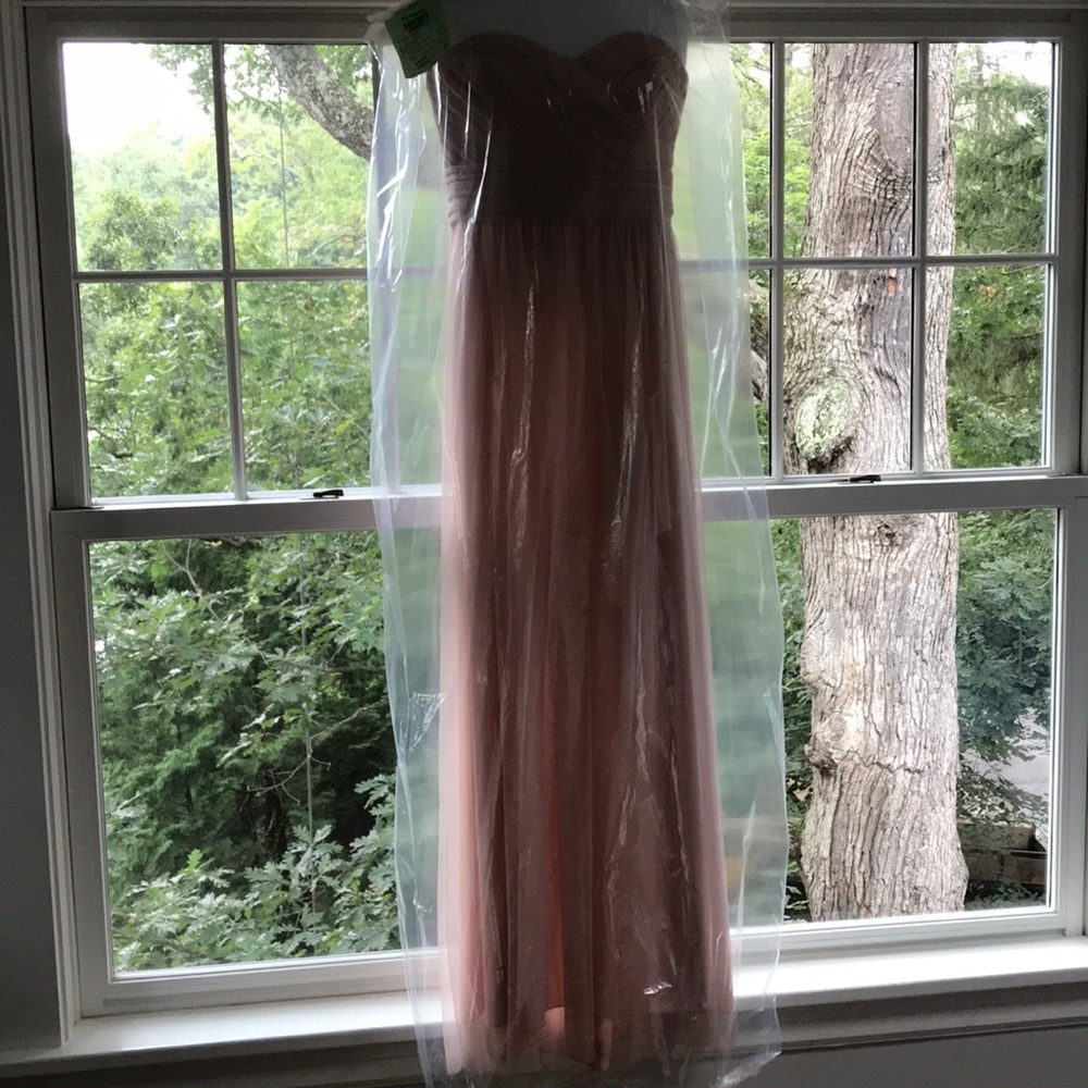 Bridesmaid dress.  Blush.  Amsale.  Size 8.